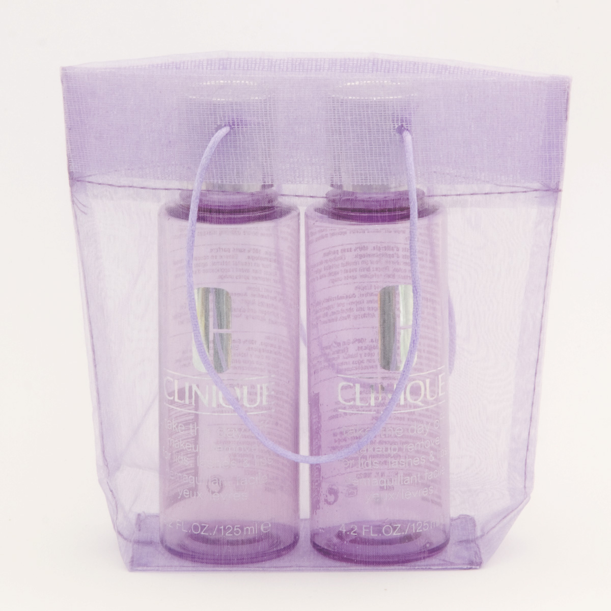 Organza tasje lila