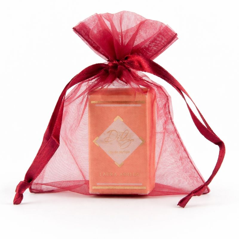 Organza zakje maat 4 bordeaux