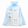 Organza zakje maat 9 lichtblauw