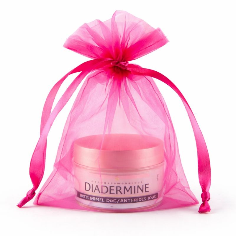 Organza zakjes maat 6 fuchsia