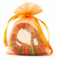 Organza zakjes maat 6 oranje
