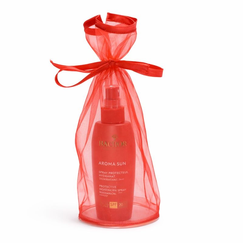 Organza flacon verpakking rood