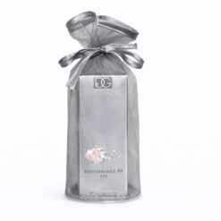 Organza flacon verpakking zilver