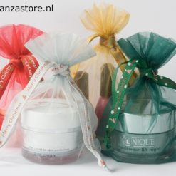 Organza zakjes Merry Christmas mix maat 6