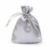 Satijnen zakje maat 3 zilver
