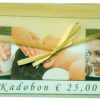 organza envelop rechthoekig goud