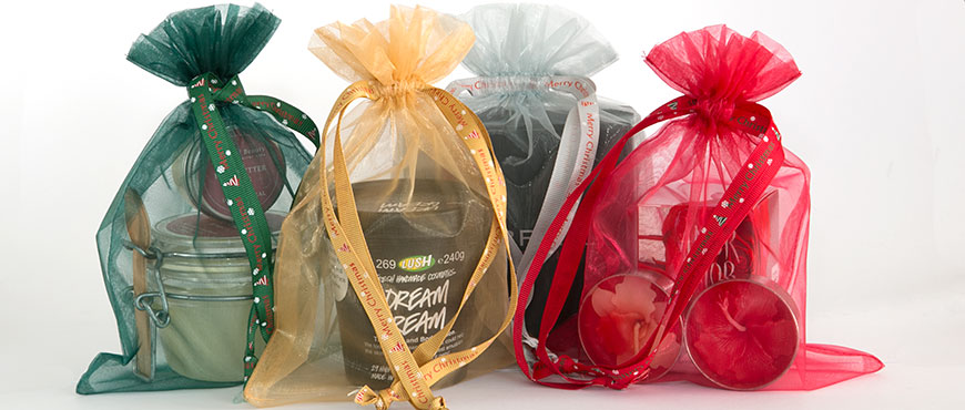 Organza zakjes Kerst | Organza Store
